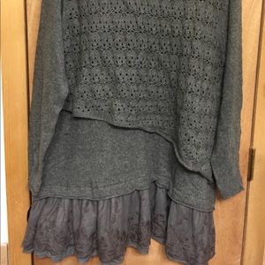 Simply Couture Grey sweater dress